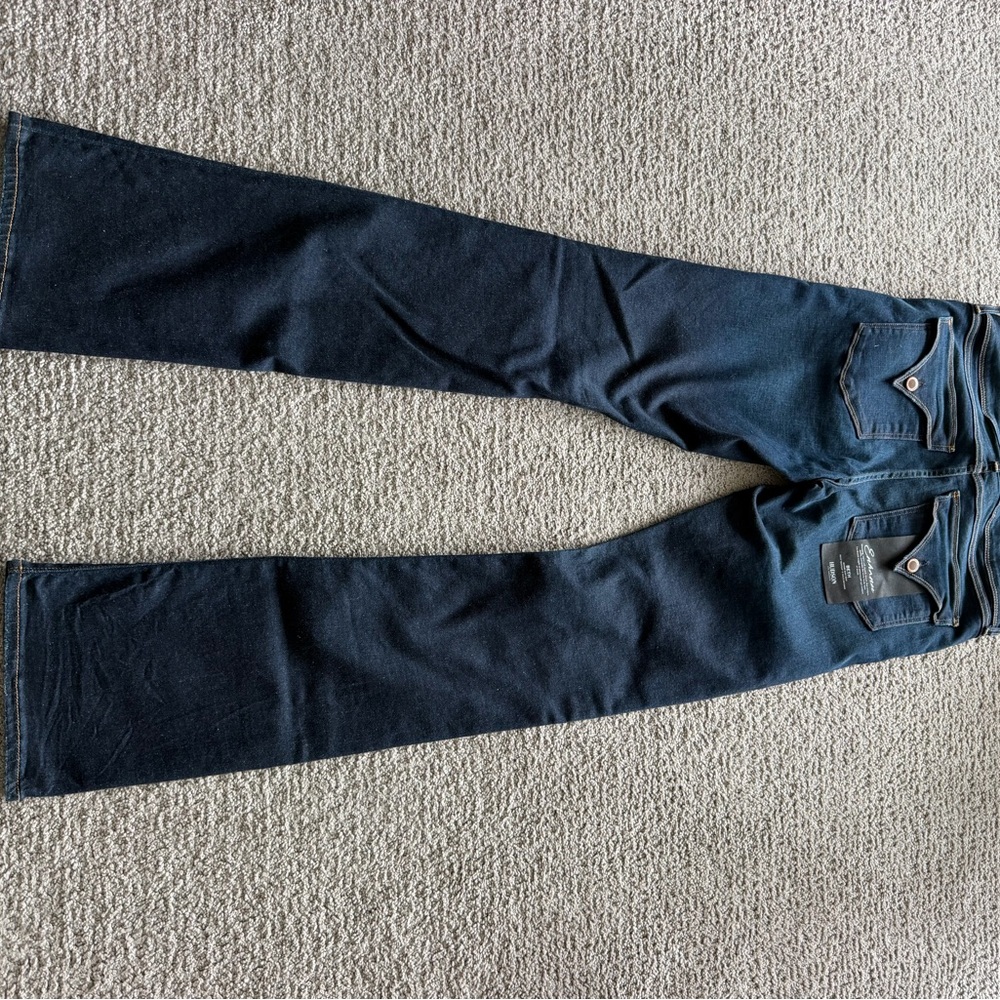 Hudson Jeans Dark Blue Flare Wide Leg - Picture 2 of 4